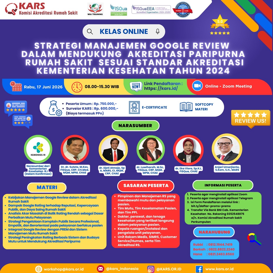 Flyer KOL Strategi Manajemen Google Review 17 Juni 2026
